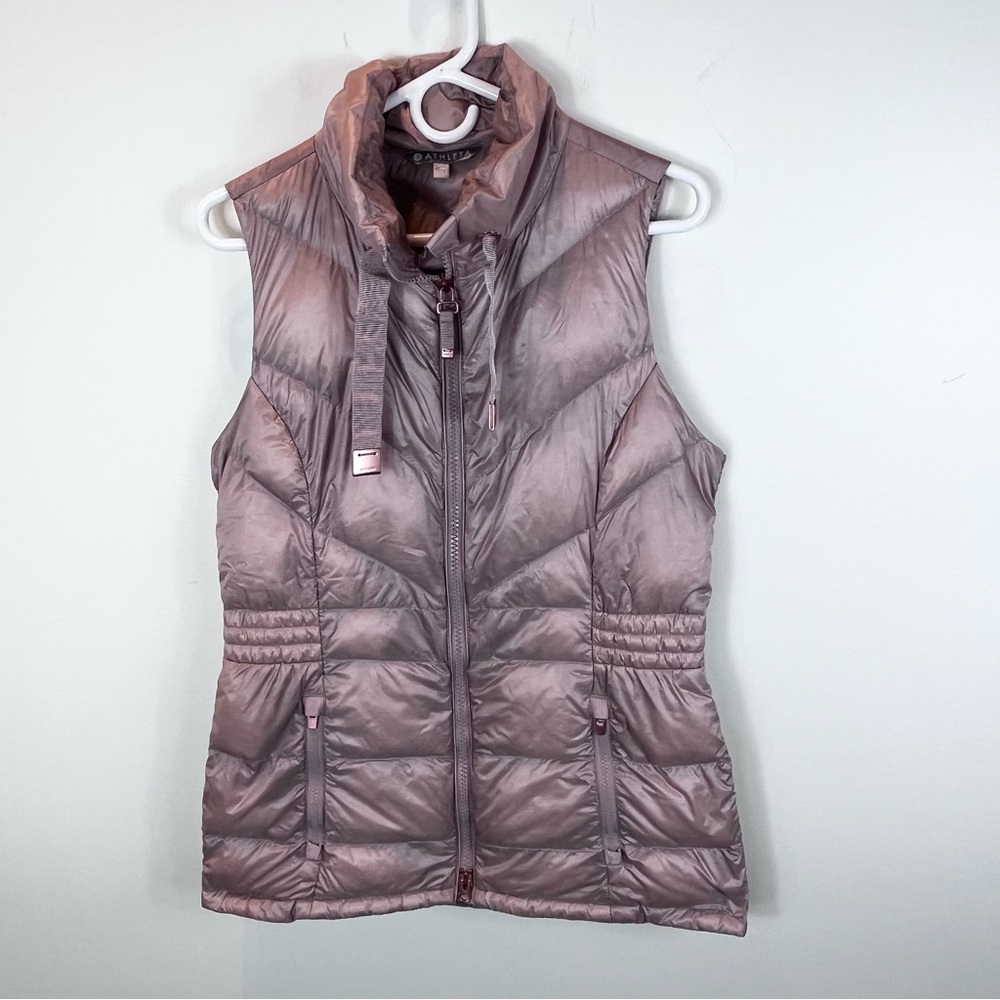 Athleta Banner Peak Down Vest Jacket Gem